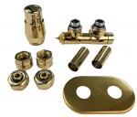 HOPA - TERM-SET, stredový ventil (Z4) - Farba - Zlatá lesklá, Variant - Ľavá RDTERMSETLZG