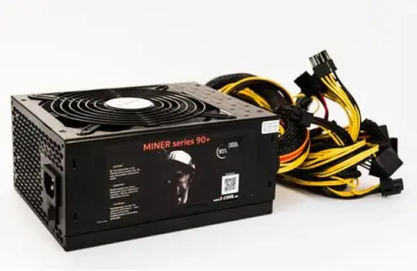 1stCool MINER 1600 / Zdroj / 1600W / ATX / Aktívny PFC / 90+ / bez kábla (ECP-1600A-14-90)