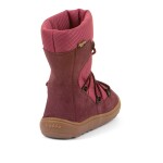 Dievčenské zimné barefoot topánky TEX TRACK WOOL Bordeaux Froddo G3160251-6 - 39
