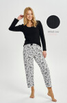 Taro Aida pyžamo 3454 dĺžka/r S-XL Z25/26 dámske černá M