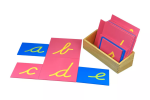 Moyo Montessori Moyo Montessori Hmatové písmená (písacie písmo - malé - americká norma)