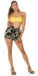 Trendy Highwaist Shorts with chain print XL/XXL