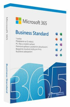 Microsoft 365 Business Standard CZ / PC amp; Mac / 64 bit / Bez média / Krabicová licencia (KLQ-00643)