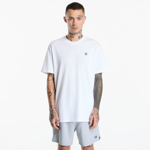 Tričko Under Armour Curry LC Logo Tee White S