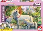 Schmidt Puzzle Jednorožec s mláďatami