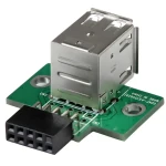 StarTech interný USB kábel 2x Port čierna / Kábel / IDC / 2x USB 2.0 (USBMBADAPT2)