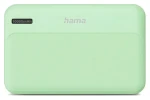 HAMA Pocket 10 zelená / Powerbanka / 10000 mAh / 2x USB-A / 5V / 2.1A (201771)