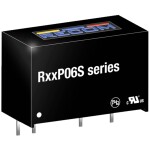 RECOM R15P06S DC / DC menič napätia 15 V 6 V 0.167 A 1 W Počet výstupov: 1 x; R15P06S