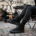 Groundies Torino Black zimné barefoot topánky 42 EUR