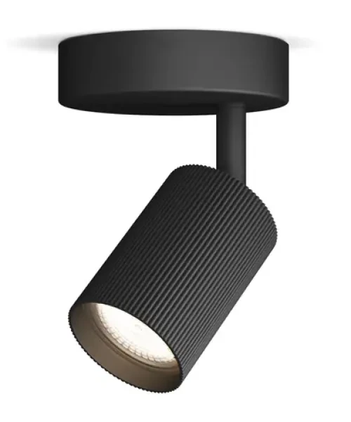 Philips Wyatt čierna / Bodové svietidlo / GU10 / IP20 / otočné 310 ° / sklopné 90 ° / kov (SKL000532605)