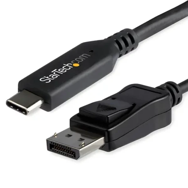 StarTech USB-C na DisplayPort čierna / Adaptér / 8K 60Hz / HBR3 / 1,8 m (CDP2DP146B)