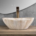 REA - Umývadlo na dosku Sofia Savana Matt REA-U6361