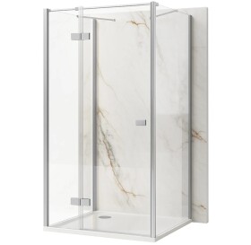 REA/S - Sprchovací kút Atlas 80x80 Chrome vľavo KPL-K4762