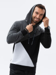 Pánska mikina Ombre Hoodie B1050 Black