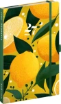 NOTIQUE Planbook Lemons 2027 / Diár so zápisníkom / 13 × 21 cm / 14-denný horizontálny kalendárium