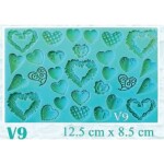Silikónová forma srdiečka - Galias Moulds - Galias Moulds