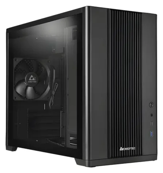 Chieftec BX-10B-OP čierna / PC skriňa / Tower / mATX, Mini-ITX / Bez zdroja / USB-C / 2 roky záruka (BX-10B-OP)