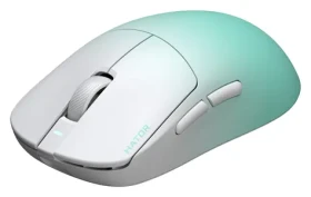 Hator Quasar 3 Ultima zelená / Herná bezdrôtová myš / optická / 30000 DPI / Bluetooth 5.4 / 2.4GHz (HTM761)