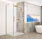GELCO TRINITY GOLD štvorcový kút 1200x1200 pravý, číre sklo, GT5612-12CR-G GT5612-12CR-G