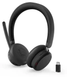Lenovo Dual-Mode Wireless ANC Headset 6550 čierna / Bezdrôtové slúchadlá / BT 5.3 / USB-C / ANC / Microsoft Teams (4XD1S19778)