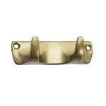 MADAM STOLTZ Kovový vešiak Matt Brass 8 cm