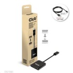 CLUB3D CSV-7200 MST video adaptér DisplayPort 1.4 na 2x DisplayPort M/F čierna / 4K 60Hz (CSV-7200)