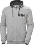 Helly Hansen HH Logo Full zip hoodie grey melange