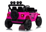 Mamido Elektrické autíčko Jeep Rubicon 24 V 2x200 W ružové