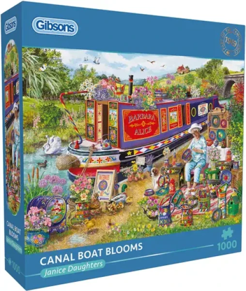 GIBSONS Puzzle Kvitnúca loď