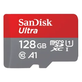 SanDisk Ultra microSDXC 128GB + adaptér / Pamäťová karta / Class 10 / UHS-I / A1 / čítanie: až 140 MB/s (SDSQUAB-128G-GN6IA)