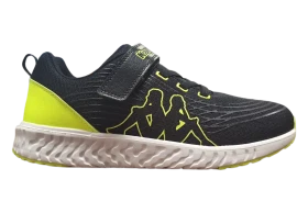 Kappa 95K0043004 Detské tenisky black / lime 39