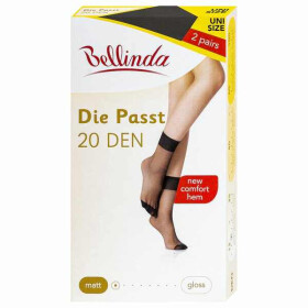 Ponožky 2 páry DIE SOCKS 20 DEN černá model 15437140 - Bellinda Velikost: UNI