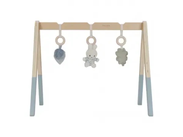 Little Dutch Drevená hrazdička zajačik Miffy Lucky Leaves / od 0 mesiacov (NIJN460LD)