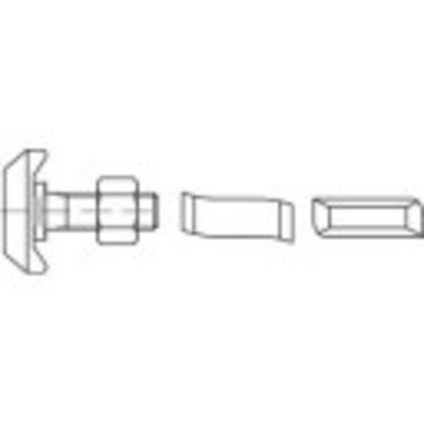 Alstertaler Schrauben & Präzisionsteile 1070234 T skrutka M16 80 mm 88940 nerezová ocel A4 10 ks; 1070234