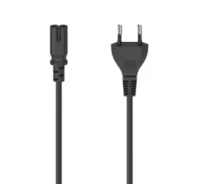 HAMA eurozástrčka - C7 čierna / Napájací kábel / 5 m / 230 V / VDE
