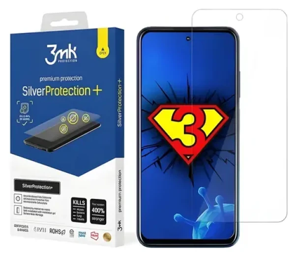 3mk SilverProtection+ ochranná fólia pre HTC Desire 21 Pre 5G / Ochranná fólia / antimikrobiálna / mokrá inštalácia