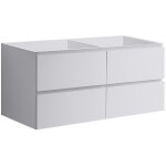 CERANO - Kúpeľňová skrinka pod umývadlo Carole - biela matná - 119x48x45 CER-431563