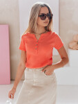 Dámska rebrovaná blúzka KISS LOOK pink FashionStreet RY2838 univerzita
