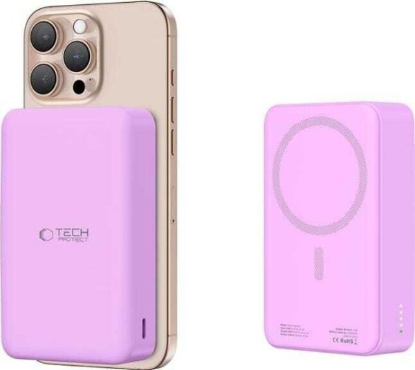 Tech-Protect TECH-PROTECT PB12 LIFEMAG MAGSAFE POWER BANK 20000MAH LILAC