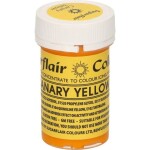 Gélová farba canary yellow 25 g - Sugarflair - Sugarflair