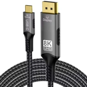 PremiumCord USB-C na DisplayPort 1.4 2m / Kábel DisplayPort / 8K 60Hz / HDCP 2.2 (ku31dp13)