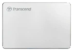 Transcend StoreJet 25C3S 1TB strieborná / Externý HDD / 2.5" / USB-C 3.2 Gen 1 / 5 Gbit / s / Hliníkový kryt (TS1TSJ25C3S)