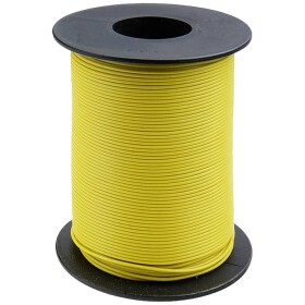 Donau Elektronik 125-S25-3 opletenie / lanko, 1 x 0.25 mm², žltá, 25 m; 125-S25-3
