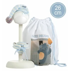 Llorens M26-313 oblečok pre bábiku bábätko NEW BORN veľkosti 26 cm s doplnkami