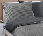 Obliečky MIKROFLANEL 95/916 140x200,70x90 šedý prúžok