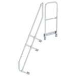 MUNK Günzburger Steigtechnik 600586 Munk Druhé madlo na schody s plošinou 60° 6 schodov 1 ks; 600586