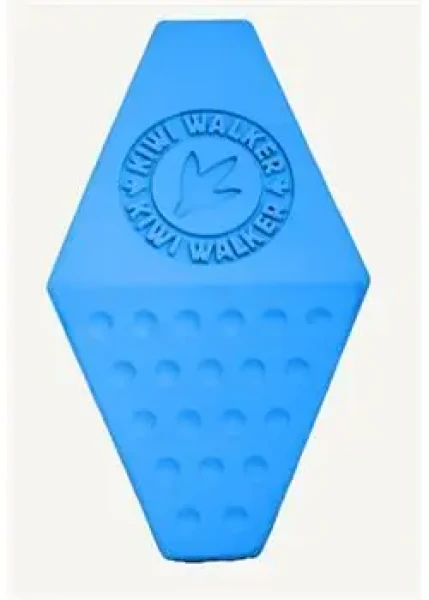 KIWI WALKER Gumová hračka Octaball Mini modrá / Otvor na maškrty / 11 cm (RUB-845)