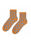Ponožky Steven art.099 Vybrané vzory 35-40 melanžově šedá 35-37