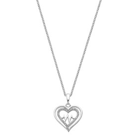 Lotus Silver Romantický strieborný náhrdelník Srdce sa zirkónmi LP3043-1 / 1