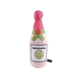 Huhubamboo Plyšová hračka Šampanské ružová M / Hračka pre psov / 37x11x11 cm (356103)